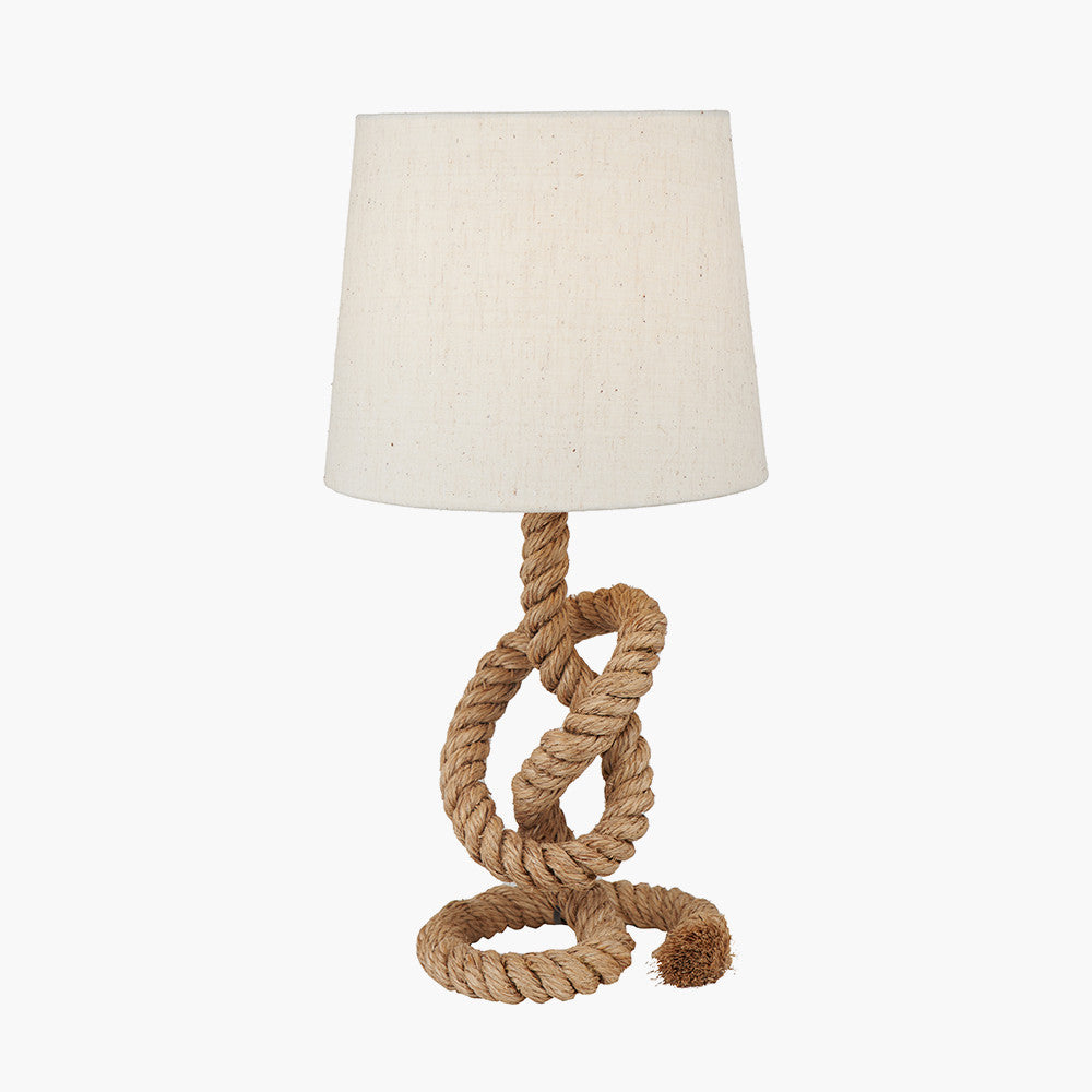 Martindale Rope Knot & Jute Table Lamp